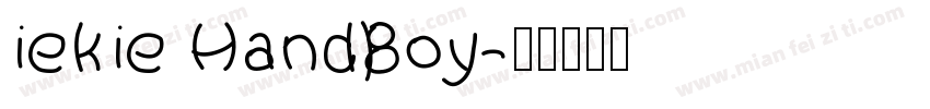 iekie HandBoy字体转换